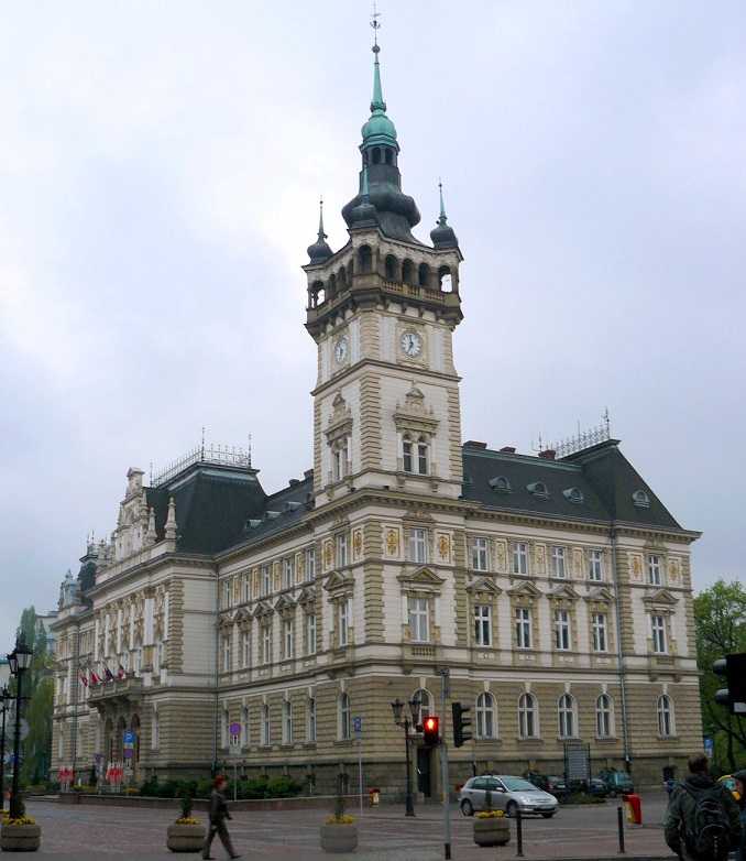 Neorenesansowy ratusz w Bielsko-Białej